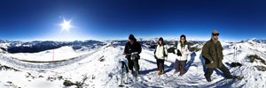 Les Montagnards :: Vue sur le Mont Blanc