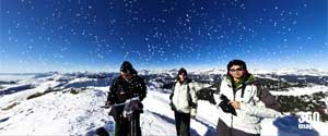 Mettez de la vie dans vos Panos :: Un exemple sous la neige...'