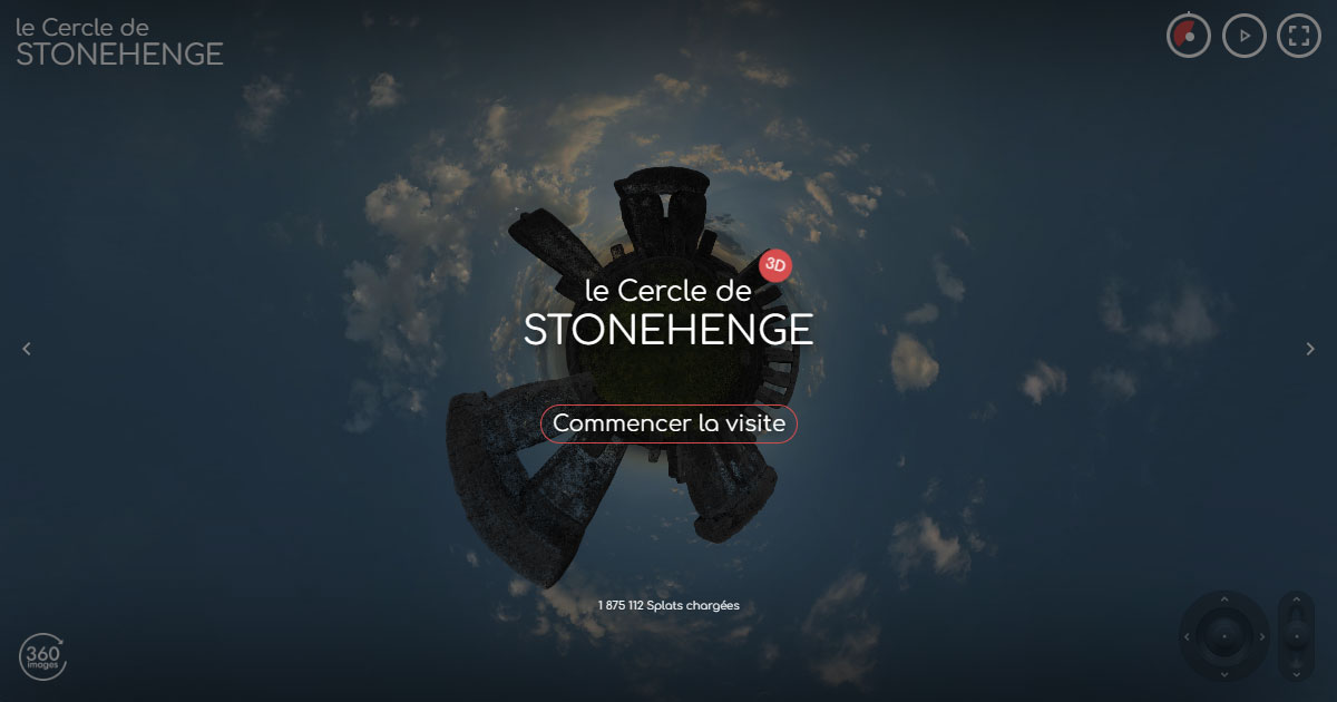 Visite virtuelle de Stonehenge en 3D