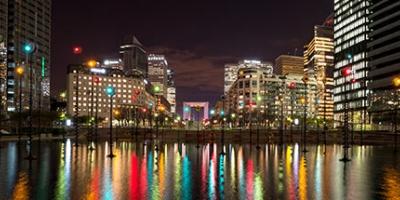 La Défense by night