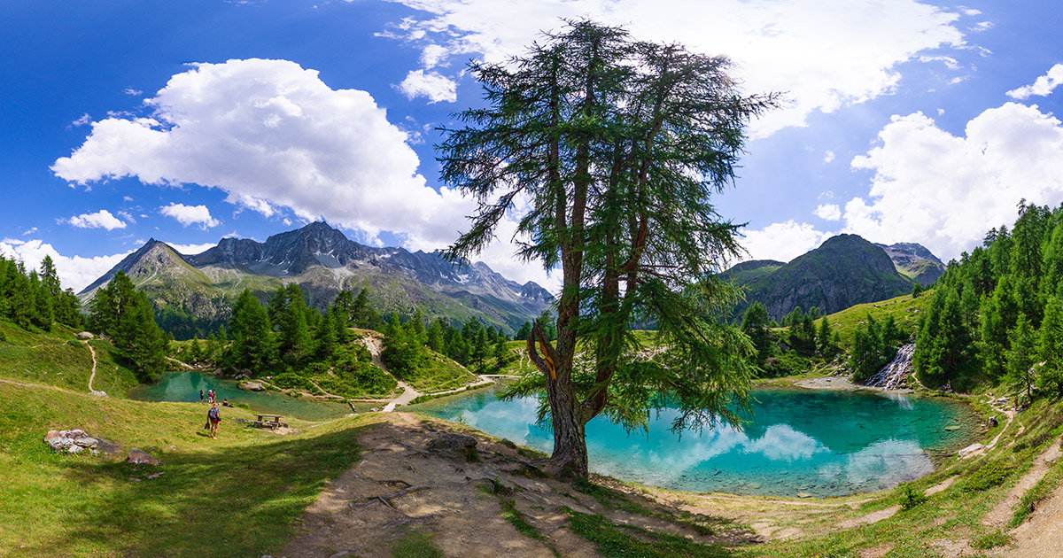 Le Lac bleu d’Arolla