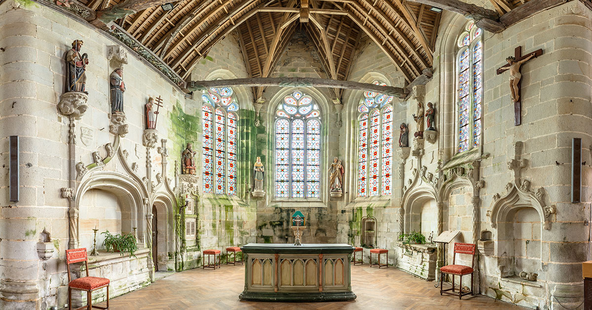 Eglise de la Trinité-Langonnet -  Morbihan