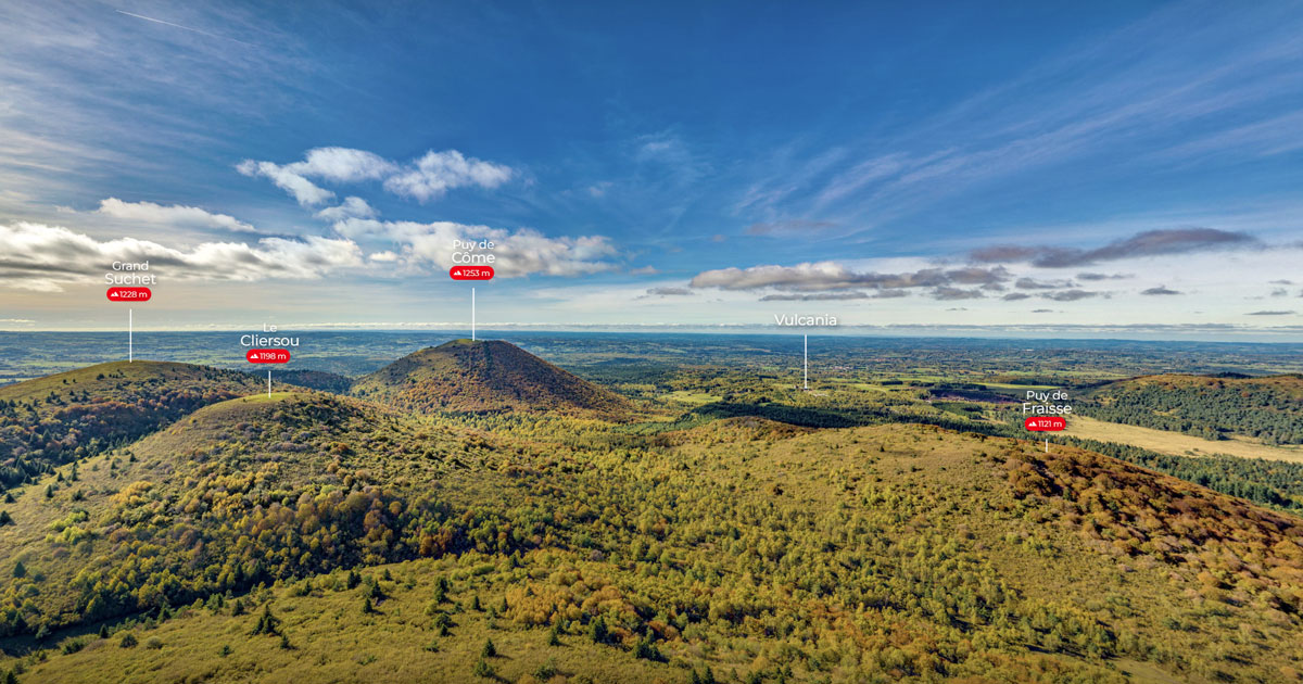 Volcans d'Auvergne - la Chaîne des Puys