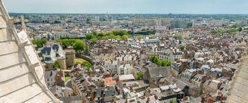 Nantes depuis les toits de la cathédrale