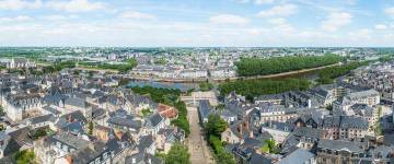 Angers depuis les toits de la cathédrale