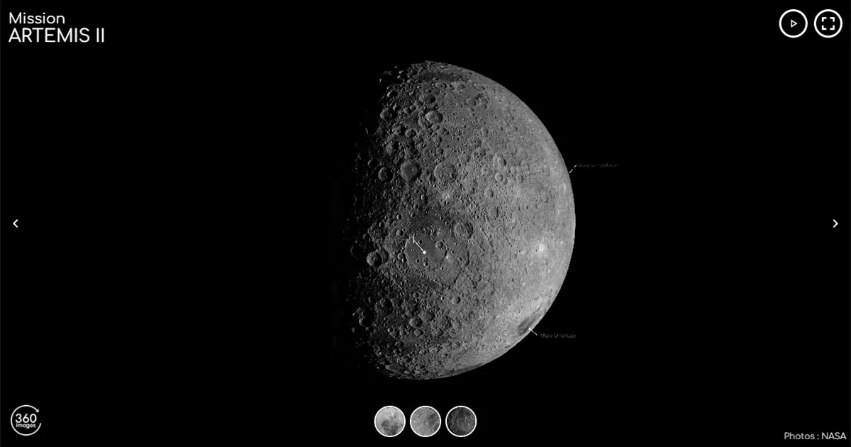 La face cachée de la Lune - mission Artemis II