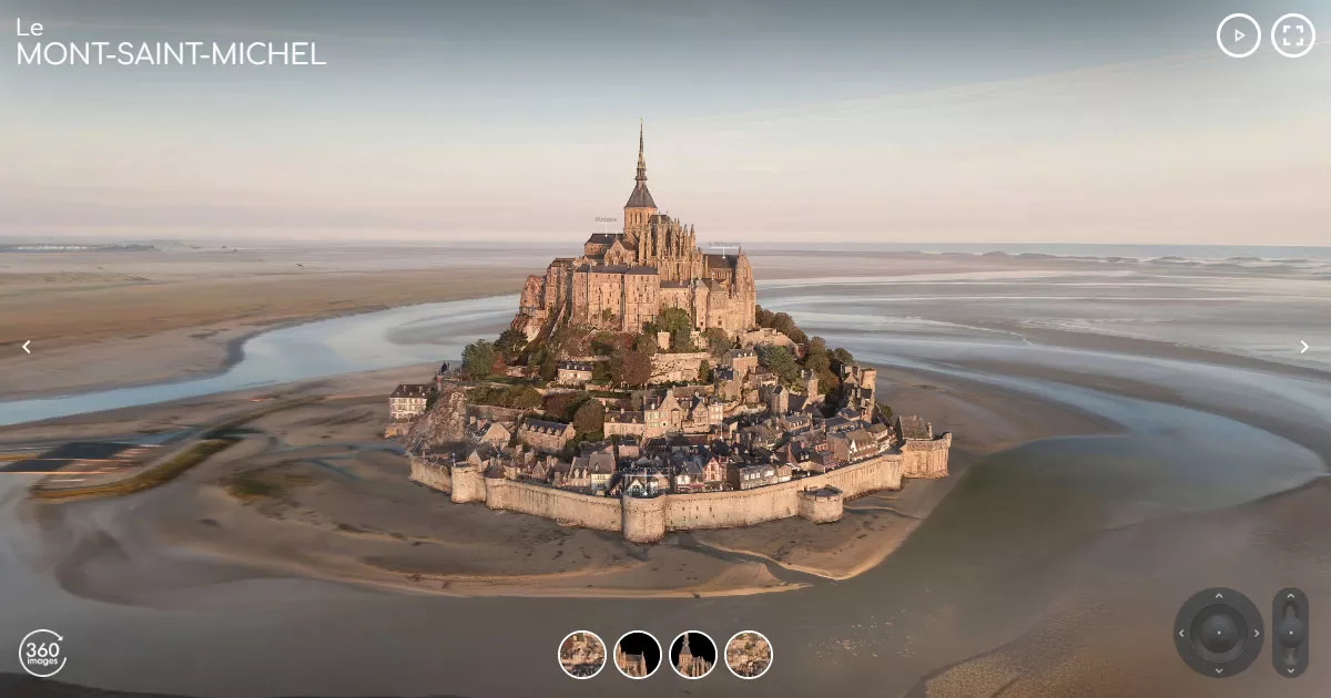 Le Mont-Saint-Michel en 3D