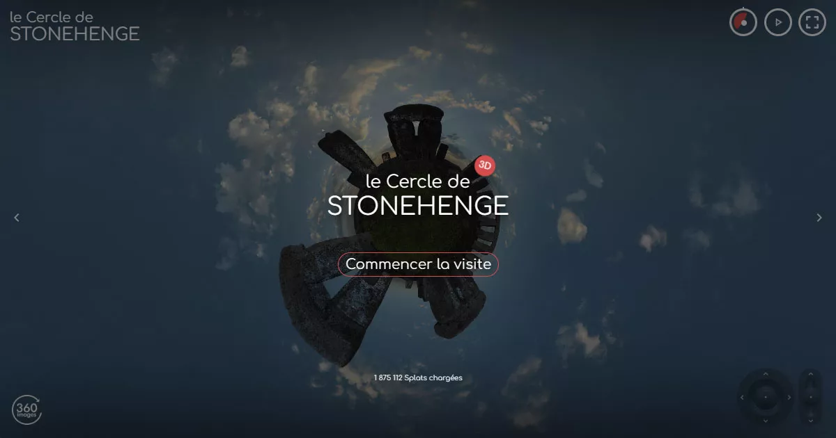 Visite virtuelle de Stonehenge en 3D