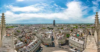 Nantes depuis les toits de la cathédrale