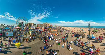 Visite virtuelle de Coney Island - Luna Park