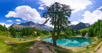 Le Lac bleu d’Arolla