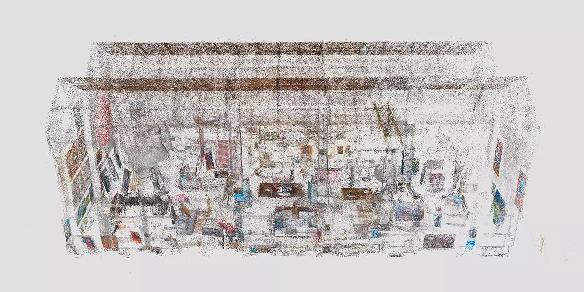 Gaussian Splatting point cloud