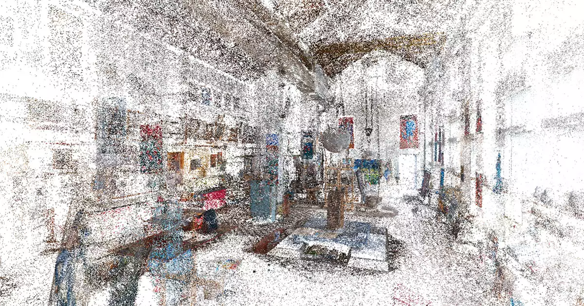 Gaussian Splatting point cloud